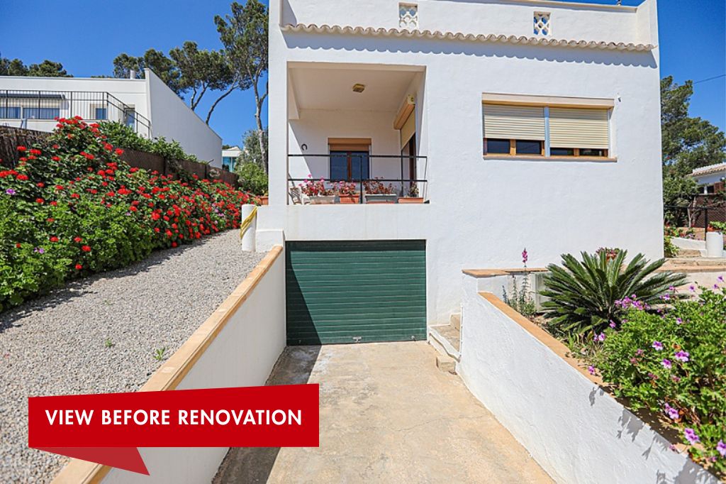 4 bedroom house in El Toro Mallorca before renovation