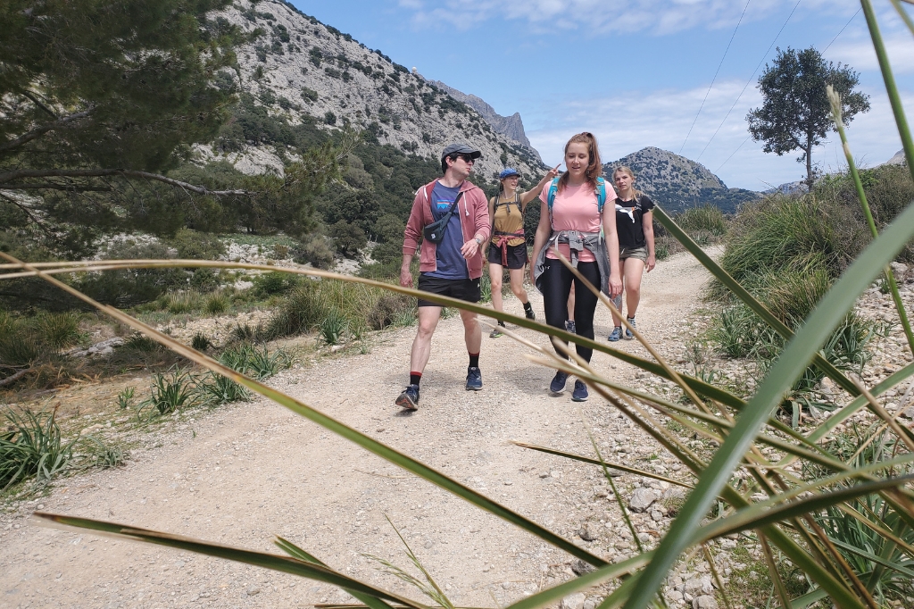 Hiking road in mallorca Hiking road in mallorca
