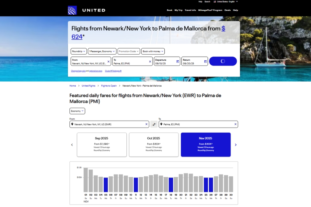 Cheap Flights from the United States to Mallorca Cheap Flights from the United States to Mallorca